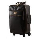 Honolulu Дорожная кожаная сумка на колесах Темно-коричневый TL3069