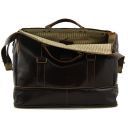 Bruxelles Expandable Travel Leather bag Brown TL1083