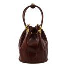 Clara Bucket Leather bag Honey TL60193