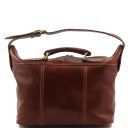 Ibiza Mini Travel Leather bag Brown TL100309