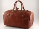 Monaco Travel Leather bag - Small Size Brown TL140438