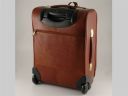 Miami Leather Travel Trolley Brown FC14447