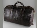 Berlin Croco Look Leather Travel bag - Large Size Brown TL140750