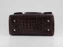 Erika Lady bag in Croco Look Leather - Small Size Cognac TL140846