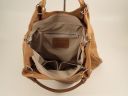 Nina Nappa Leather Tote bag Темный серо-коричневый TL140893