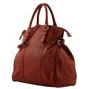 Eleonora Women's Leather Handbag Темно-коричневый TL141030