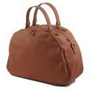 TL Sporty Leather Weekend Bag Brown TL141149