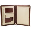 Ottavio Leather Document Case Brown TL141214