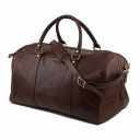 TL Voyager Travel Leather Duffle bag - Large Size Honey TL141217