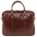 Prato Exclusive Leather Laptop Case Brown TL141283
