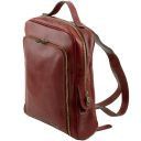 Bangkok Leather Laptop Backpack Red TL141289
