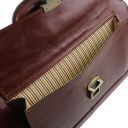 Bernini Exclusive Leather Doctor bag Dark Brown TL141298