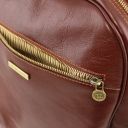 Osaka Кожаный рюкзак для ноутбука с отделением впереди Темно-коричневый TL141308