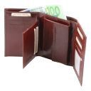 Exclusive 3 Fold Leather Wallet for Women Honey TL141314
