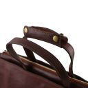 Palermo Leather Briefcase 3 Compartments for Women Honey TL141343