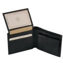 Exklusive Herren Brieftasche aus Leder mit 3 Scheinfächern und Münzfach Honig TL141377