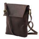 Morgan Leather Shoulder bag Dark Brown TL141511