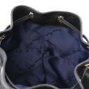 Sapporo Lederrucksack Für Damen aus Weichem Leder Blau TL141553