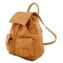 Sapporo Soft Leather Backpack for Women Red TL141553