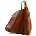 Hanoi Leather Backpack Beige TL141622