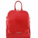 TL Bag Soft Leather Backpack for Women Red TL141509