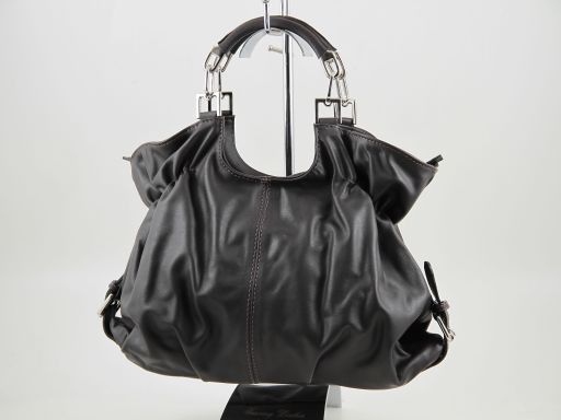 Veronica Lady Nappa Leather bag Dark Brown TL140884