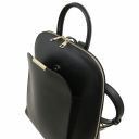 TL Bag Damenrucksack aus Saffiano Leder Schwarz TL141631
