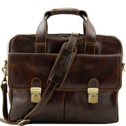 Reggio Emilia Esclusiva cartella porta notebook in pelle 1 scomparto Testa di Moro TL140889