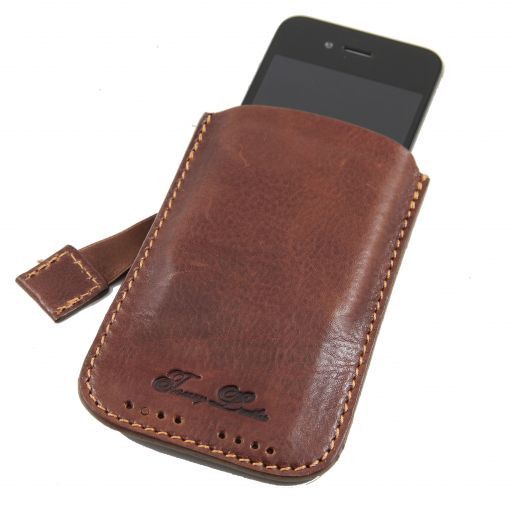 Leather IPhone3 IPhone4/4s Holder Коричневый TL140927