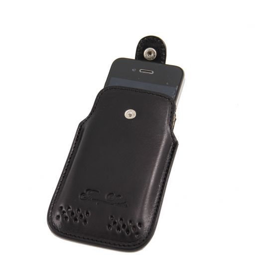 Leather IPhone3 IPhone4/4s Holder Черный TL140983
