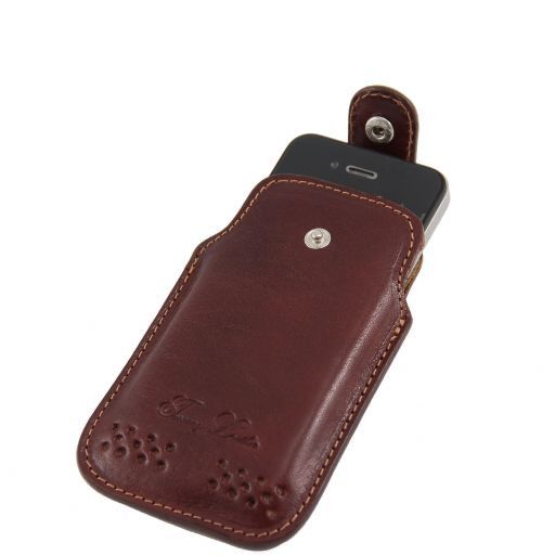 Leather IPhone3 IPhone4/4s Holder Коричневый TL140983