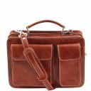 Tracy Leather Lady Handbag Мед TL140960