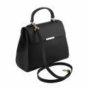 TL Bag Small Saffiano Leather Duffel bag Black TL141628