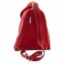 Delhi Leather Backpack Red TL140962