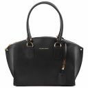 Diana Leder Tote-Tasche Schwarz TL141643