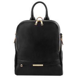TL Bag Soft Leather Backpack for Women Черный TL141376
