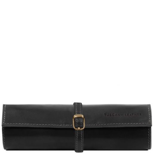Exclusive Trousse à Bijoux en Cuir Noir TL141621