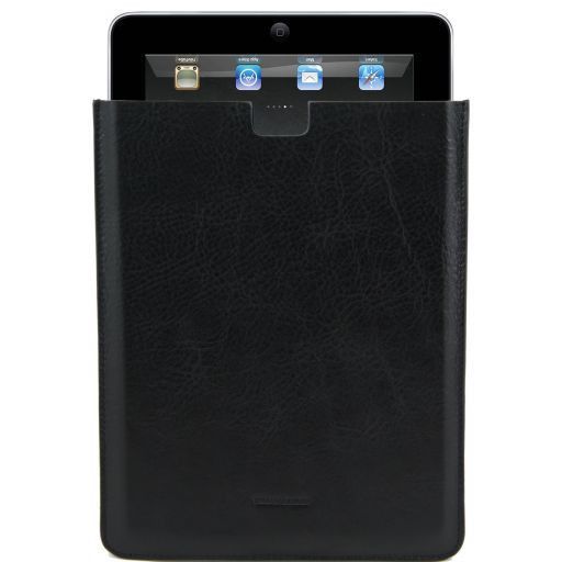 Esclusivo porta iPad in pelle Nero TL141129