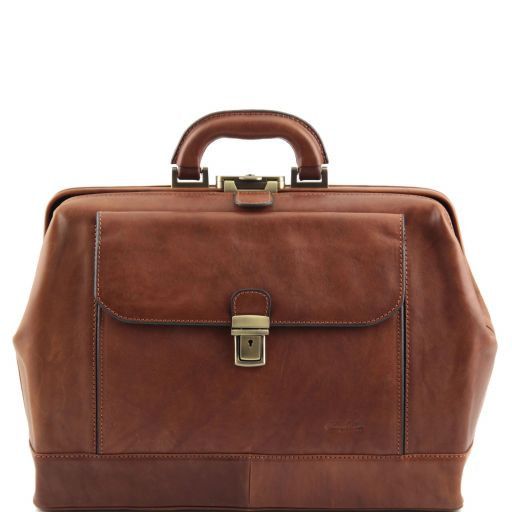 Leonardo Exclusive Leather Doctor bag Brown FC141143