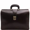 Canova Leather Doctor bag Briefcase 3 Compartments Dark Brown TL141186