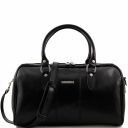 Monte Carlo Mini - Travel Leather bag Black TL10150