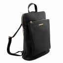 TL Bag Soft Leather Backpack for Women Black TL141682