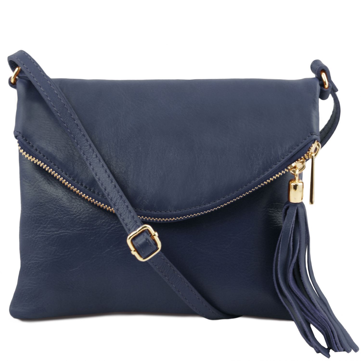 navy blue leather crossbody bag tassel — bows & sequins