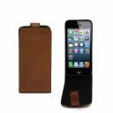 Cover per iPhone 5 in pelle Miele TL141213