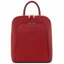 TL Bag Damenrucksack aus Saffiano Leder Rot TL141631