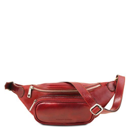 Leather Fanny Pack Красный TL141797