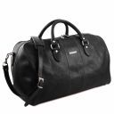 Lisbona Travel Leather Duffle bag - Large Size Black TL141657