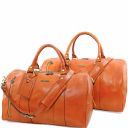 Marco Polo Leather Travel set Honey TL141246
