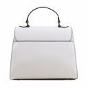 TL Bag Bauletto Tasche aus Saffiano Leder Weiß TL141628