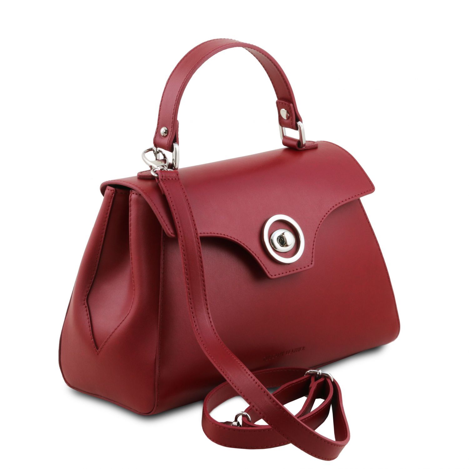 TL Bag Leather Duffel bag Red TL141824